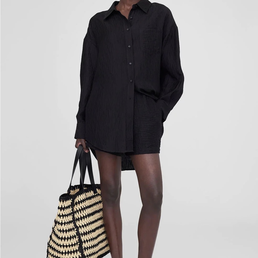 Annie Bing Tio‎ Shirt in Black.